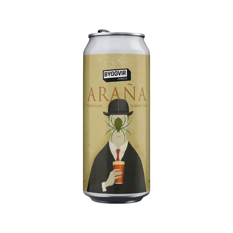 CERVEZA BYGGVIR ARAÑA LATA 473CC